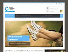 Tablet Screenshot of aecarreteraformacion.com